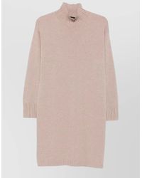 Fabiana Filippi - Wool Silk Cashmere Knee-Length Dress - Lyst