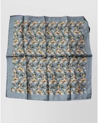 Dolce & Gabbana - Silk Square Scarf Oranges And Blossoms - Lyst