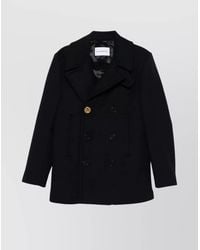 Givenchy - Wool Double-Breasted Peacoat - Lyst