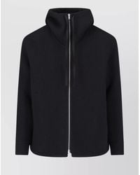 Jil Sander - Virgin Wool Hooded Blouson Jacket - Lyst