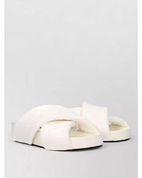 Jil Sander - Leather Platform Sandals - Lyst