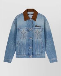 Versace - Denim Trucker Jacket - Lyst