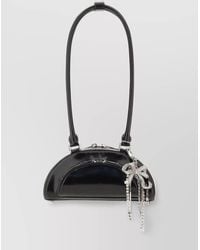 Self-Portrait - The Bow Mini Leather Shoulder Bag - Lyst