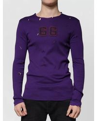 Dolce & Gabbana - Cotton Slim-Fit Long-Sleeve T-Shirt - Lyst