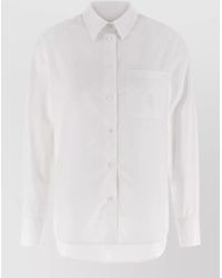Loulou de Saison - Cotton Poplin Oversized Shirt - Lyst