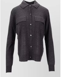 P.A.R.O.S.H. - Cashmere Wool Silk Cardigan - Lyst