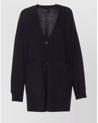 Roberto Collina - Knitwear Cardigan V-Neckline Front Pockets - Lyst