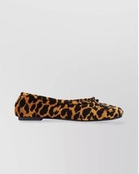 Stella McCartney - Leopard-Print Ballet Flats - Lyst