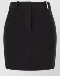 The Attico - High-Waist Viscose Mini Skirt - Lyst