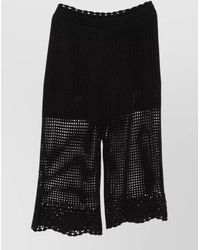 IRO - Crochet Mid Length Shorts Elastic Waistband - Lyst