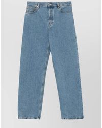 Gucci - Bleached Denim Wide-Leg Jeans - Lyst