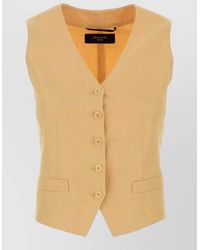 Weekend by Maxmara - Linen Pace Vest Adjustable Back Strap - Lyst