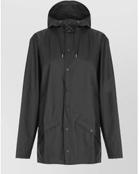 Rains - Hooded Long-Sleeve Raincoat - Lyst
