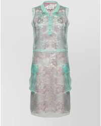 Maison Margiela - Sleeveless Buttoned Midi Dress - Lyst