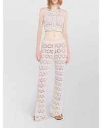 Alanui - Floral-Print Flared Trousers - Lyst