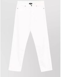 Emporio Armani - Trousers With Belt Loops And Five Pockets - Lyst