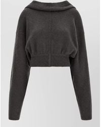 Rick Owens - Cashmere Cropped Hoodie - Lyst