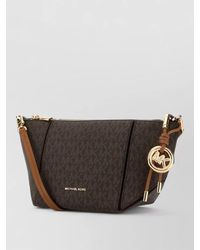Michael Kors - Printed Canvas Crossbody Bag - Lyst