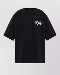 Off-White c/o Virgil Abloh - Cotton Oversized Logo-Embroidered T-Shirt - Lyst