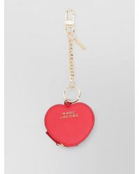 Marc Jacobs - Leather Heart Pouch Charm Bag Accessory - Lyst