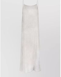 Uma Wang - Midi Dress Adjustable Spaghetti Straps Neckline - Lyst