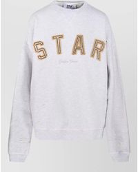 Golden Goose - Oversized Cotton Logo Sweatshirt - Lyst