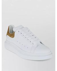 McQueen - Leather Suede Oversized Low Top Sneakers - Lyst