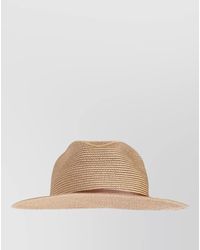 Emporio Armani - Wide Brim Fedora Hat - Lyst