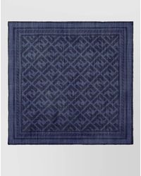 Fendi - Bandana Square Scarf Ff Diagonal Motif - Lyst