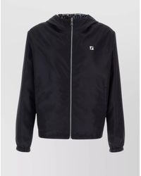 Fendi - Reversible Hooded Windbreaker Jacket - Lyst