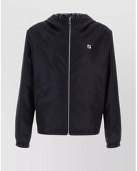 Fendi - Reversible Hooded Windbreaker Jacket - Lyst