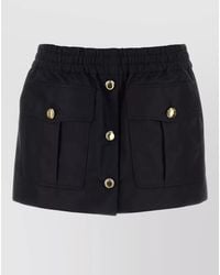 Miu Miu - Technical Gazar Miniskirt - Lyst
