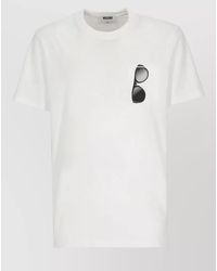 Moschino - Cotton Printed Short-Sleeve T-Shirt - Lyst
