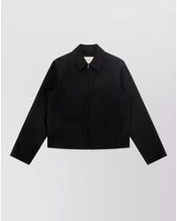 Entire studios - Point Collar Jacket Chest And Side Pockets - Lyst
