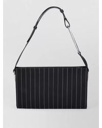 Dondup - Shoulder Clutch Bag Adjustable Strap Striped - Lyst