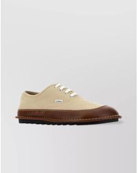 Loewe - Bay Canvas Lace-Up Sneakers - Lyst
