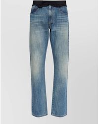 MM6 by Maison Margiela - Denim Straight-Leg Jeans - Lyst