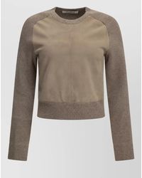 Max Mara - Cashmere Wool Crew-Neck Sweater - Lyst