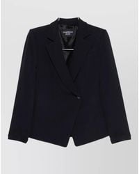 Emporio Armani - Double-Breasted Blazer - Lyst