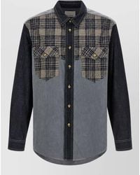 Isabel Marant - Color Block Checked Shirt - Lyst