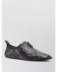Chloé - Leather Studded Slip-On Sneakers - Lyst