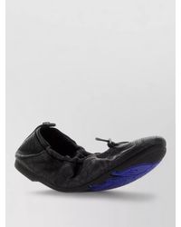 Burberry - Leather Ballerina Shoes - Lyst