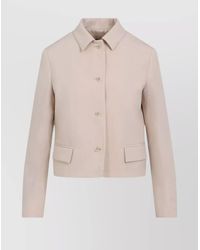 Fabiana Filippi - Jacket Wool Blend Flap Pockets - Lyst