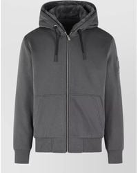 Moose Knuckles - Bunny Cotton Blend Hooded Sweatshirt Jacket - Lyst