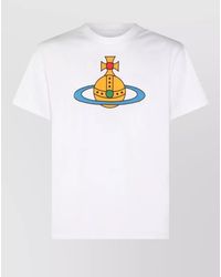 Vivienne Westwood - Cotton Oversized Printed T-Shirt - Lyst