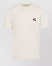 Moncler - Cotton Logo-Patch Short-Sleeve T-Shirt - Lyst