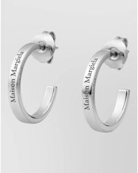 Maison Margiela - Sterling Logo Earrings - Lyst