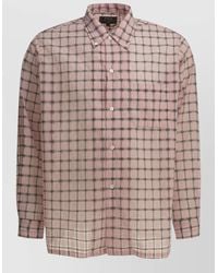 Beams Plus - Plaid Nylon Casual Shirt - Lyst