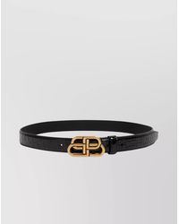 Balenciaga - Leather Thin Belt - Lyst