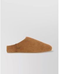 UGG - Suede Slip-On Slippers - Lyst